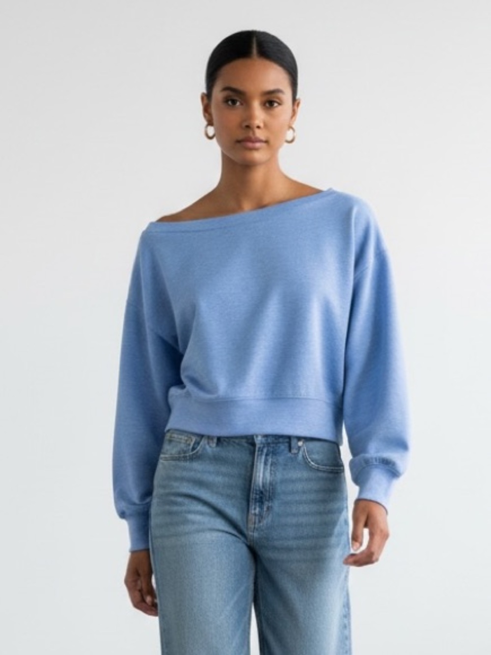 1546 • Sky Scuba Semi-Cropped Pullover